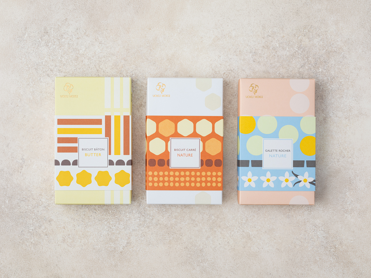 カジュアルコレクション　定番商品　ビスキュイバトン バター&ビスキュイ キャレ ナチュール&ガレットロシェ ナチュール　パッケージ
